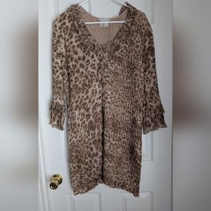Alberto Makali Animal Print Top